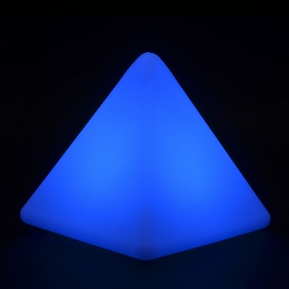 Светильник с аккумулятором LED RGB пластиковый Пирамида мал. | Зображення 4