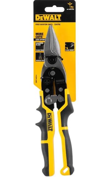 Ножиці по металу DeWalt ERGO Aviation завдовжки 250 мм прямі (DWHT14675-0) | Зображення 1