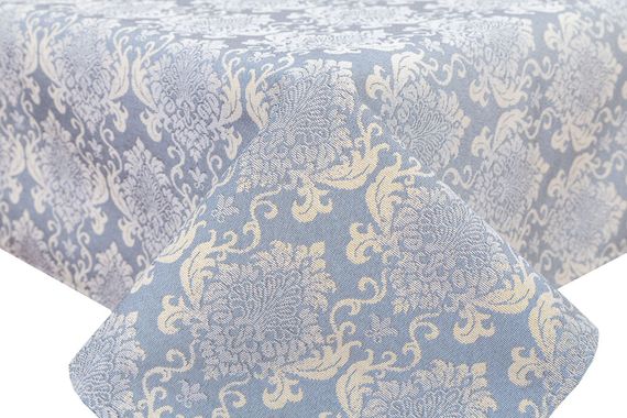 Скатертина гобеленова EDEN391GR Limaso, 137x260, Прямокутна, Повсякденний, Без люрексу, 75% поліестер, 22% бавовна, 3% акрил, Гобелен | Зображення 1