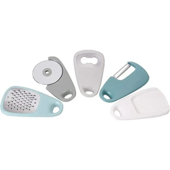 Набір з кухонного приладдя 5 предметів KITCHENWARE брелок-органайзер | Зображення 5
