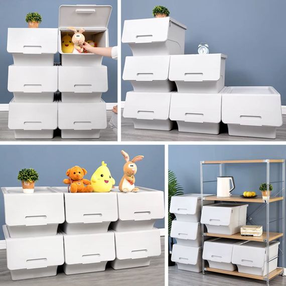 Контейнер для зберігання 45.5х38х31см Білий SW-00002420 | Зображення 7