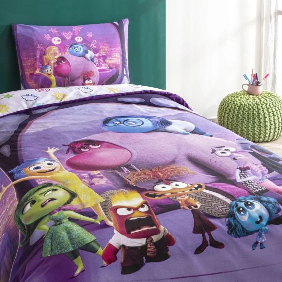 Постільна білизна TAC Disney 160×220 см Inside Out 2 | Зображення 1