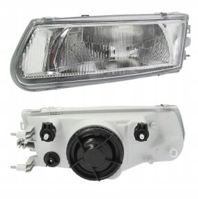 Фара передня Mitsubishi Carisma 1996-1999 Ліва H4, Автом. Регулювання. 214-1153L-Ld-Em