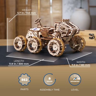 Конструктор Ugears Пілотований марсохід (6337514) | Зображення 6