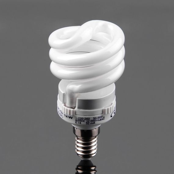 Лампа энергосберегающая E14 PL-SP 12W/840 MIKRO 220V | Зображення 6