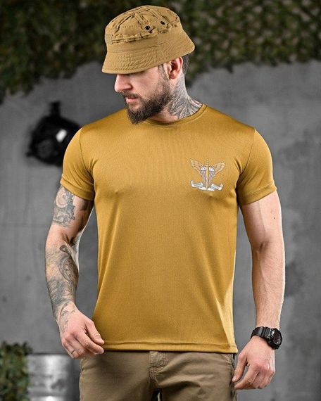 Тактическая потоотводящая футболка всегда первые кайот ДЛ6473 | Зображення 1