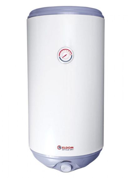 Водонагрівач Eldom STYLE 30 л, 1500 Вт, "мокрий" ТЕН, вертикальний, SLIM, білий (72269W)