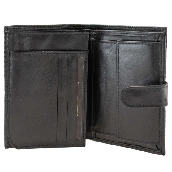 Портмоне чоловіче шкіряне Semi Line RFID Black (P8270-0) | Зображення 3