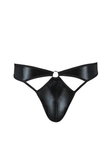 Чоловічі стринги Passion 033 THONG PAUL XXL/XXXL Black, під латекс Sex Aura | Зображення 2