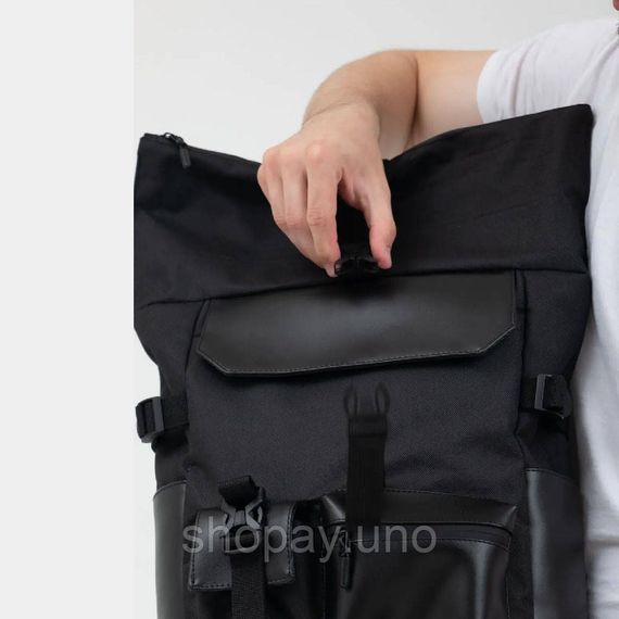 Рюкзак Rolltop чоловічий жіночий для подорожей і ноутбука , Ролтоп великий для міста | Зображення 9
