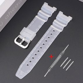 Ремінець для Годинник C2asio G-Shock SGW-100 Translucent Silver