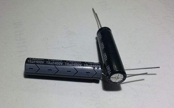 15mkf - 450v в ЖК телевизоры (5000ч)  105°C LY 8*35 | Зображення 1