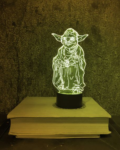 Змінна пластина для 3D ламп "Йода" 3DTOYSLAMP | Зображення 1