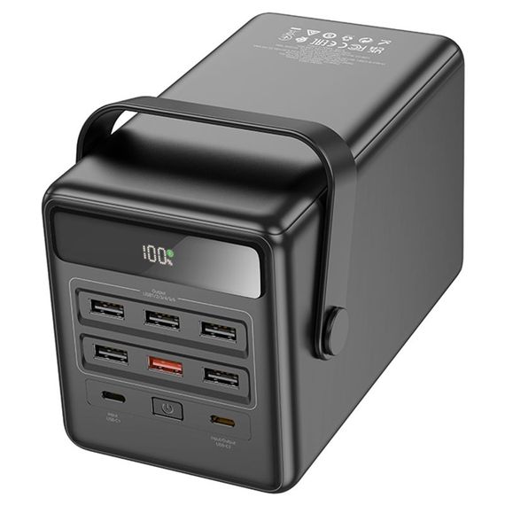 Портативний ЗП Power Bank Hoco DB03 Endure 22.5W 100 000 mAh Black | Зображення 1