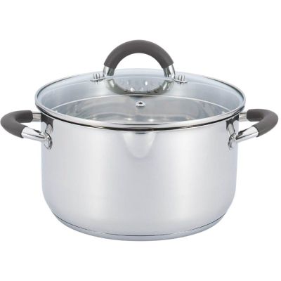 Кастрюля Gusto Silicon handles 24 см 6,1л (GT-1102-24)