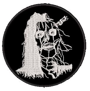 Шеврон Монстр (серый)