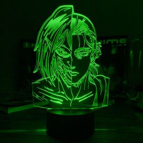 Акриловый светильник-ночник Эрен Егер зеленый tty-n001732