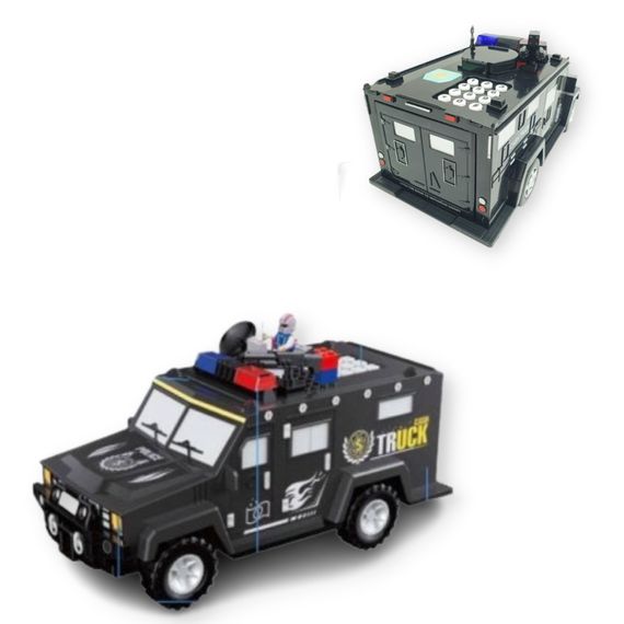 Сейф дитячий поліцейський машина LEGO DSM-16873 система безпеки чорний (DSM-16873_512)
