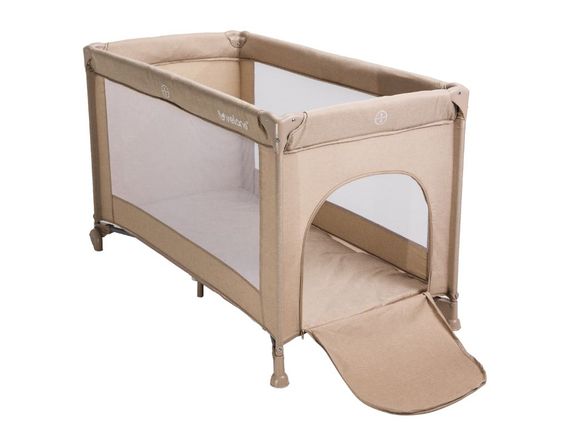 Ліжко-манеж дитяче VELANO Flexi, beige (0-4 роки) | Зображення 2