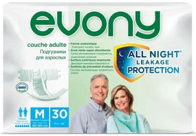 Підгузники для дорослих Evony 2 Medium 30 шт на 8 капель