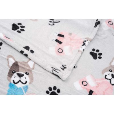 Плед Ardesto Flannel бульдоги 160х200 см (ART0112PB) | Зображення 5