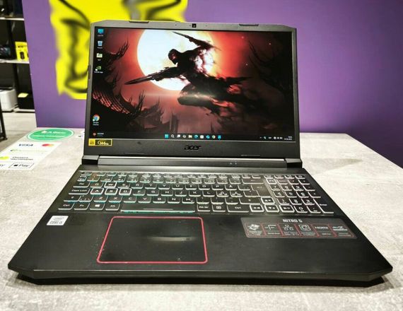 Игровой ноутбук Acer Nitro 5 AN515-55-54CY / 15.6" (1920x1080) IPS / Intel Core i5-10300H (4 (8) ядра по 2.5 - 4.5 GHz) / 16 GB DDR4 / 512 GB SSD / nVidia GeForce RTX 3060, 6 GB GDDR6, 192-bit / WebCam б/у | Зображення 5