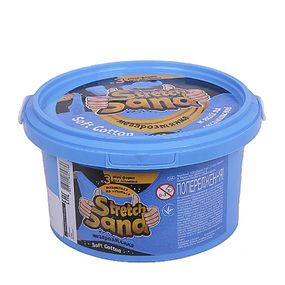 Кінетичний пісок "Stretch Sand" STS-02-01U Danko Toys 400 гр, у відрі (4823102804736) Блакитний