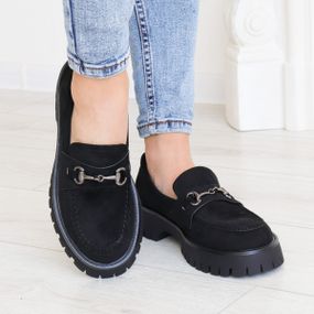Броги женские Fashion Athena 3140 37 размер 24 см Черный
