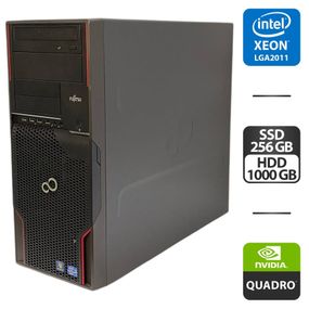 Робоча станція Fujitsu Celsius M720 Tower / Intel Xeon E5-1620 (4(8) ядра по 3.6 - 3.8 GHz) /  16 GB DDR3 / 256 GB SSD + 1000 GB HDD / nVidia Quadro K2000, 2 GB GDDR5, 128-bit / 500W б/в