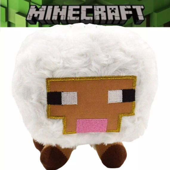 М'яка біла плюшева Вівця з Minecraft 14 см, м'яка іграшка овечка Minecraft | Зображення 9