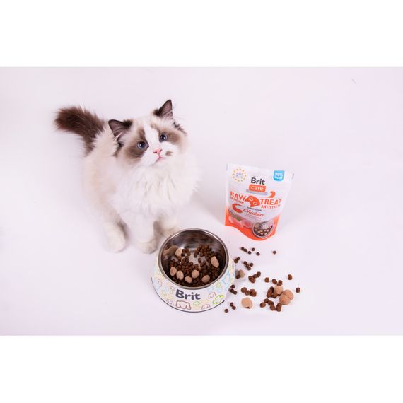 Ласощі Brit Raw Treat Freeze-dried Indoor and Antistress д/домашніх котів д/заспокоєння курка 40 г | Зображення 6