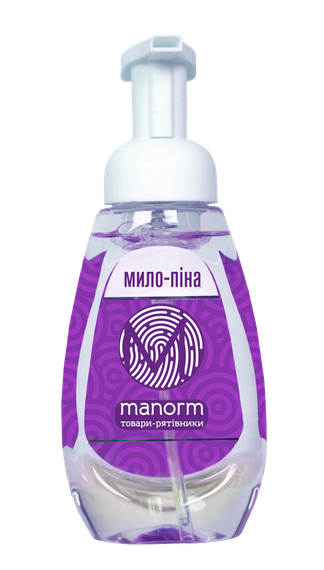 Мило-піна софт для миття рук мило-піна Manorm 300мл