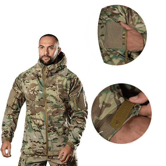 Куртка CM Stalker SoftShell Multicam (7089), S | Зображення 3