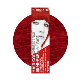 Краска для волос Красный Stargazer Semi-permanent hair colour Foxy Red 70 мл