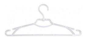 Набір вішалок для одягу великі 5шт біла троянда Алеана