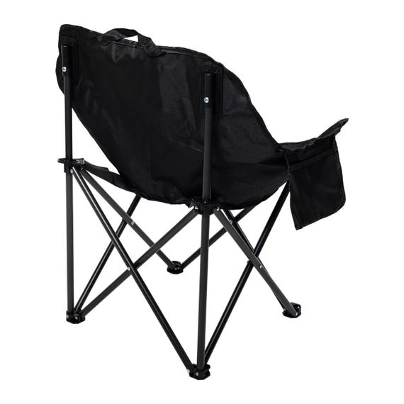 Крісло розкладне туристичне 47х58х70 см з кишенею Чорне SJ-0056-1 | Зображення 3