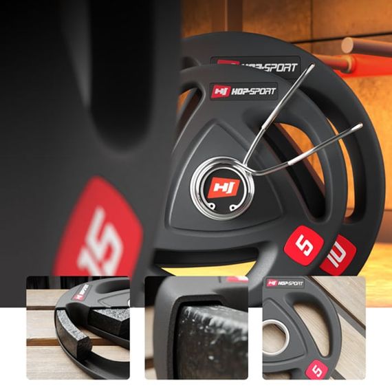 Диск олімпійський Hop-Sport 20кг | Зображення 3