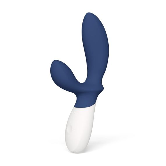 Масажер простати LELO Loki Wave 2 Base Blue, 2 мотори, манливий рух + вібрація sexstyle