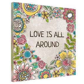 Картина на полотні 50х50 Love is all around (H5050_LV061)