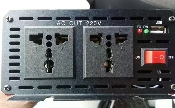 Инвертор 5 CORE UN-3061 5000W 12V • Преобразователь напряжения 5 CORE UN-3061 12V-220V 2200 Вт с USB и охлаждением | Зображення 5