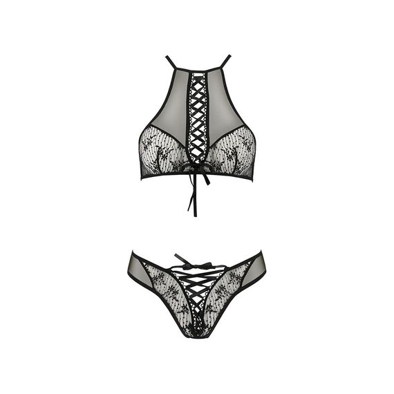 Еротичний комплект Passion AZALIA SET XXL/XXXL, black | Зображення 4