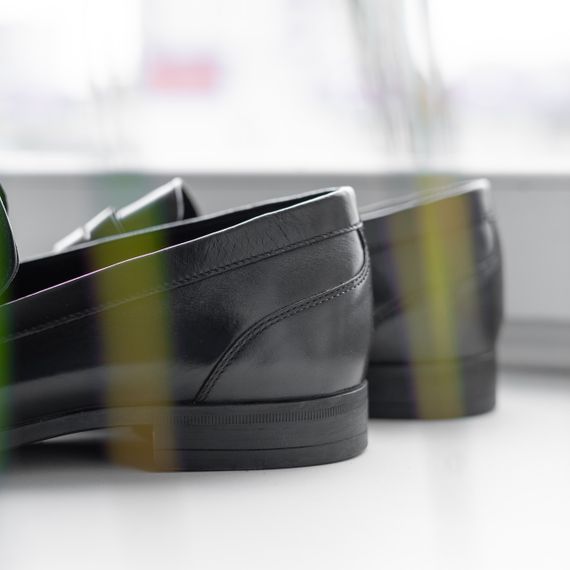 Обирай синьо-чорні лофери 44 розмір туфлі | Зображення 2