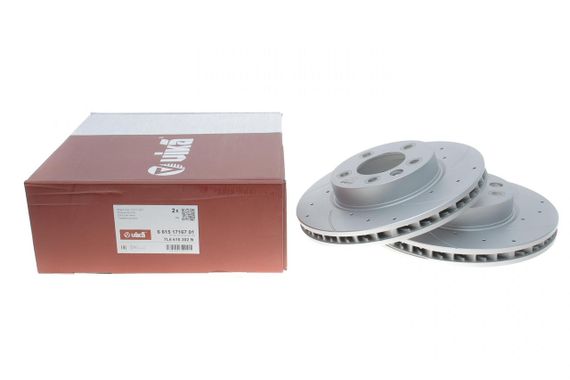 Диск тормозной передний Audi Q7 Porsche Cayenne VW Touareg 10- 330x32  R  66151716701 | Зображення 5
