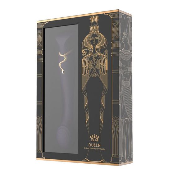 Смартвібратор Zalo — Queen Twilight Purple, пульсівна перлина, кристал Swarovski | Зображення 7