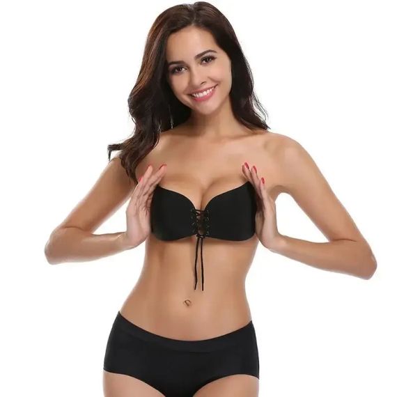 Бюстгальтер-невидимка Fly Bra лифчик без бретелей на шнуровке | Зображення 4