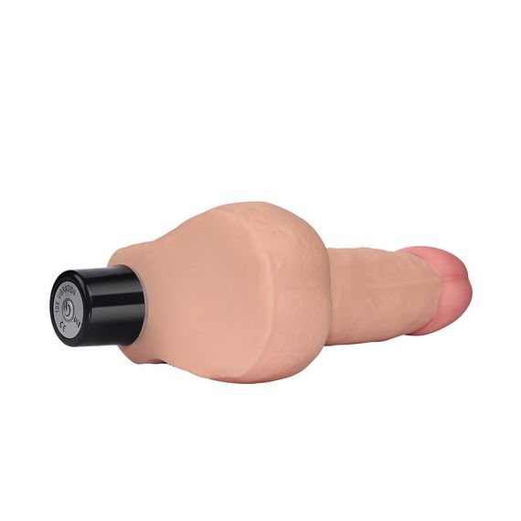 Реалістичний вібратор - Real Softee Vibrator With Balls 8" Sex Aura | Зображення 7