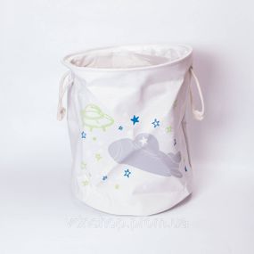 Кошик для іграшок тканинний 40×40×47 см Білий HP-41-15W