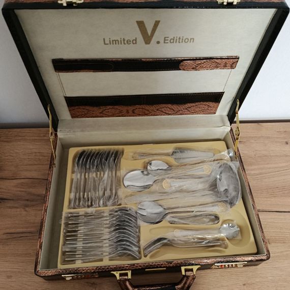 Набір столових приборів Limited V. Edition LV-1002, 72 предмети, у валізі, для 12 персон | Зображення 2