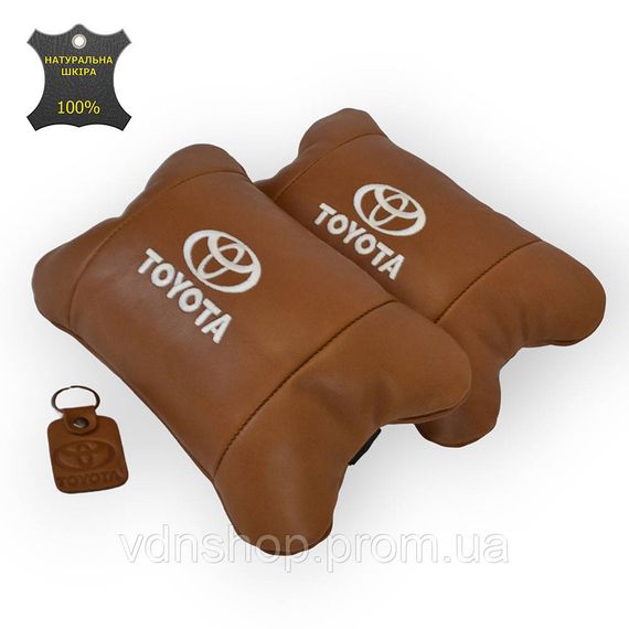 Подушки на кресло в авто Toyota, Подарок автолюбителю, Оригинальный подарок автомобилисту NQ-82 | Зображення 4