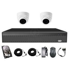Комплект видеонаблюдения CoVi Security AHD-2D 5MP MasterKit  HDD500